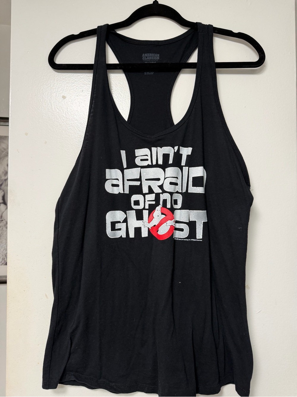 Universal Studios Ghostbusters Women's Black Racerback Tank
